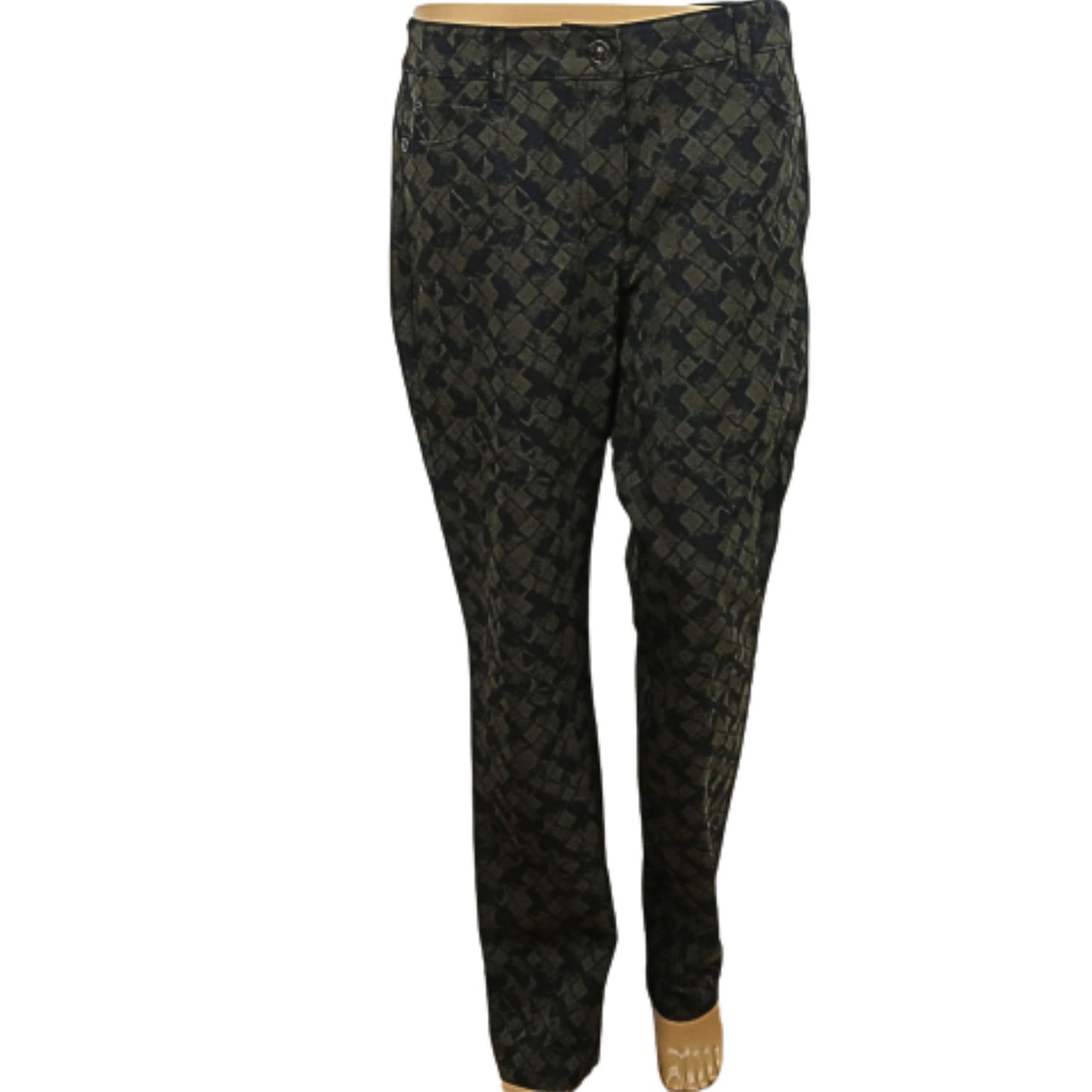 TAIFUN Printed straight pants