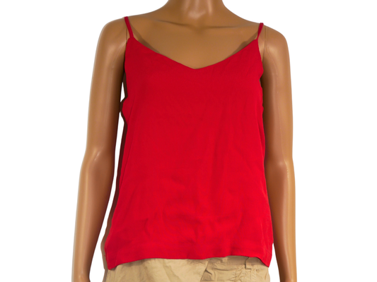 ABOUT YOU red solid color top for women