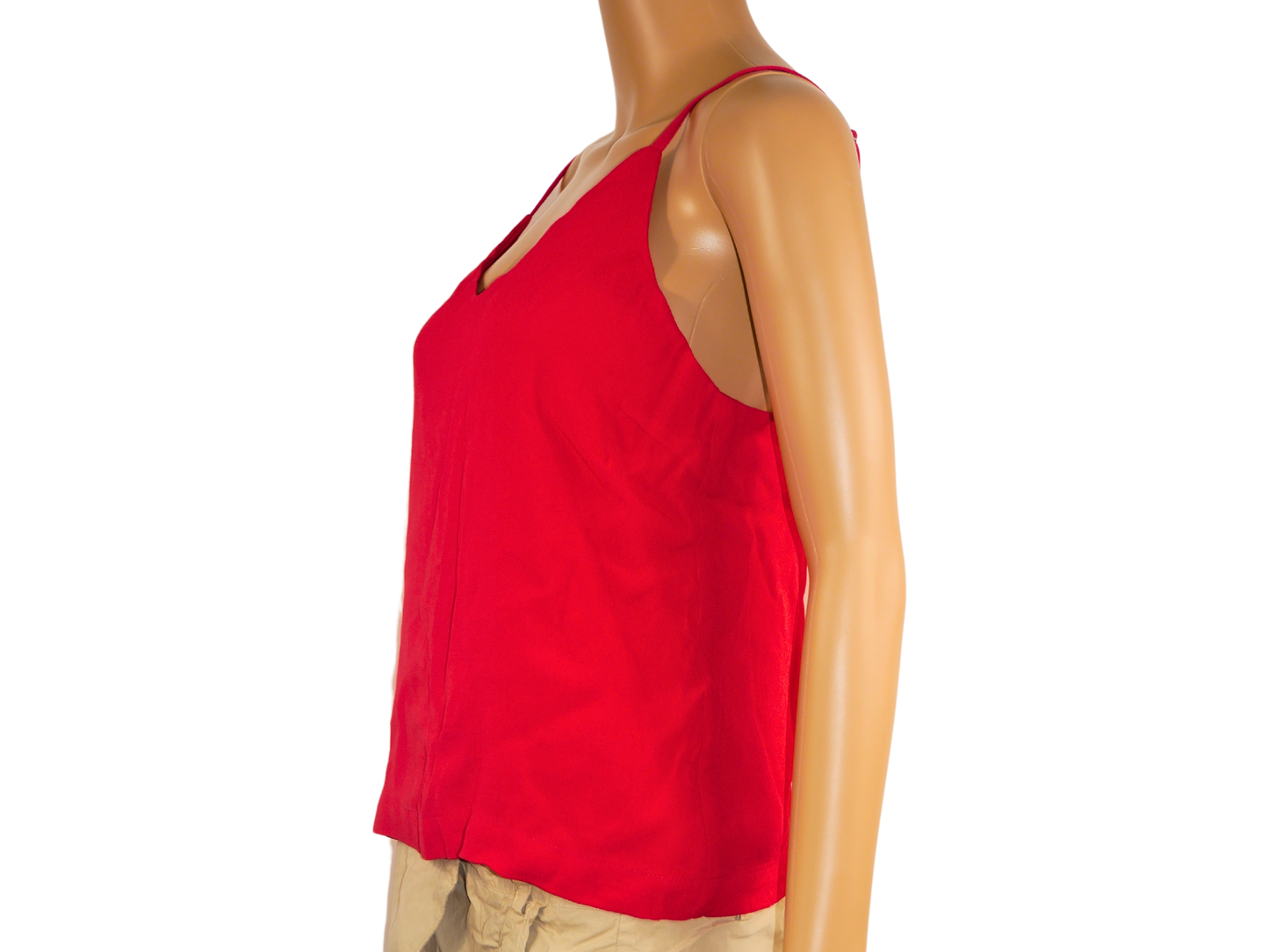 ABOUT YOU red solid color top for women