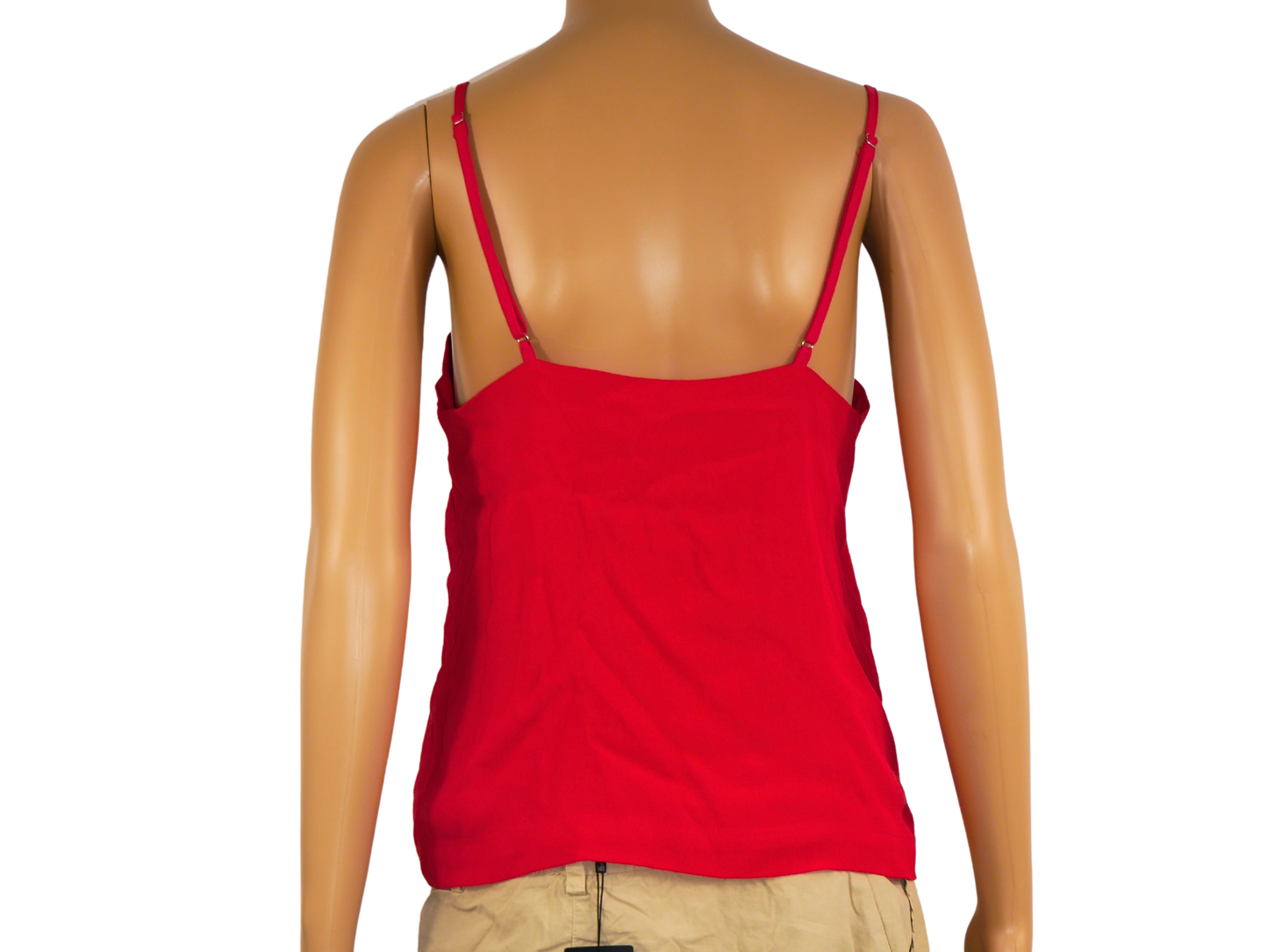 ABOUT YOU red solid color top for women