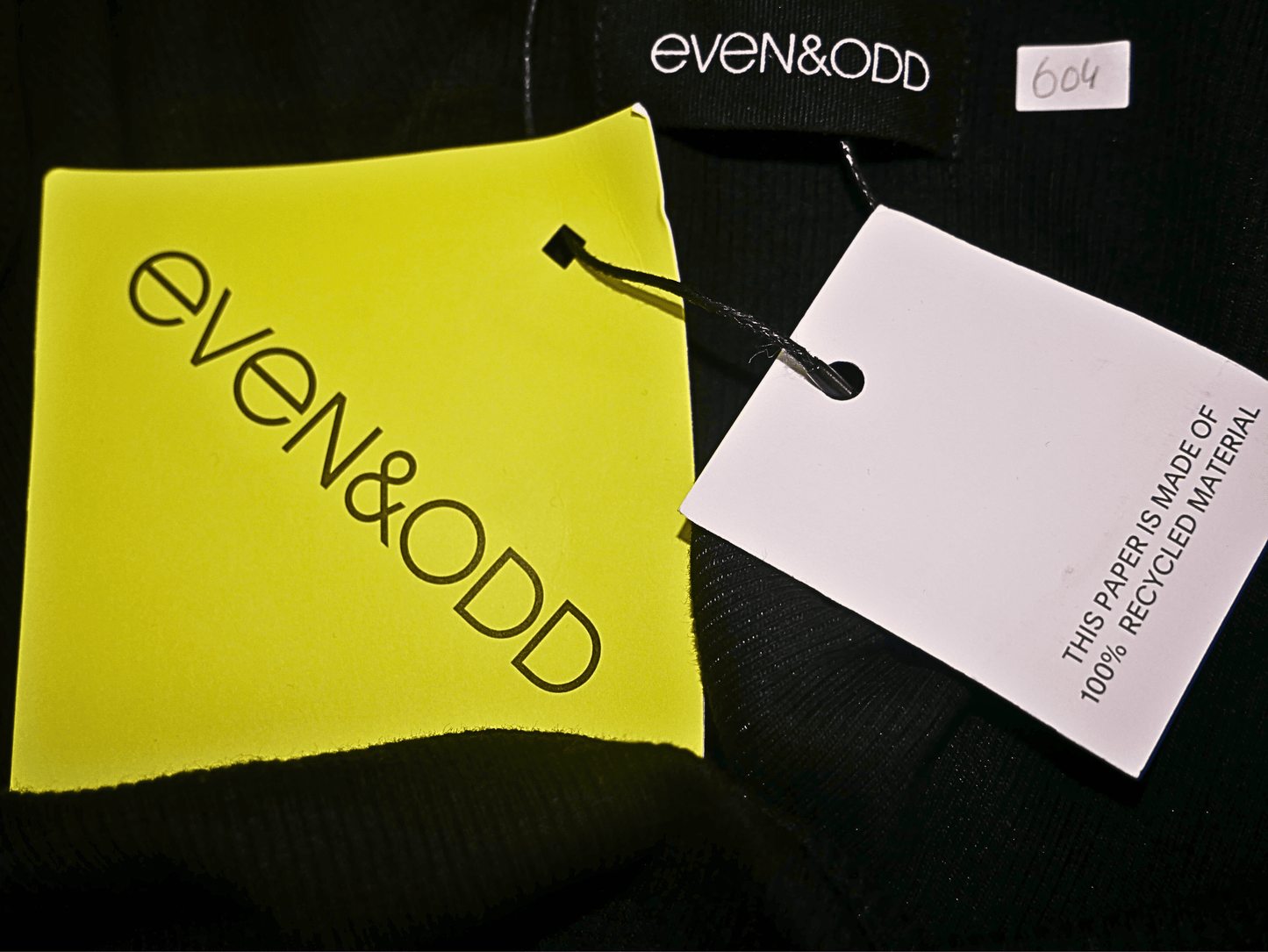 EVEN&amp;ODD Black Sleeveless Thin Strap Top