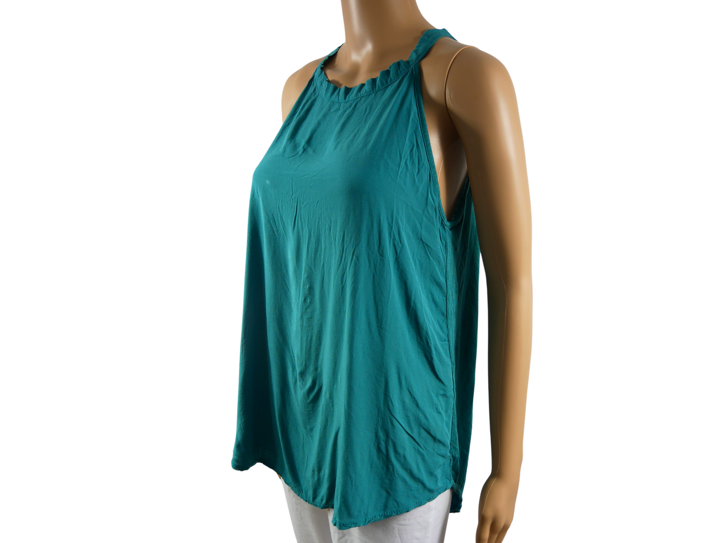 Top sans manches vert attrattivo pour femme