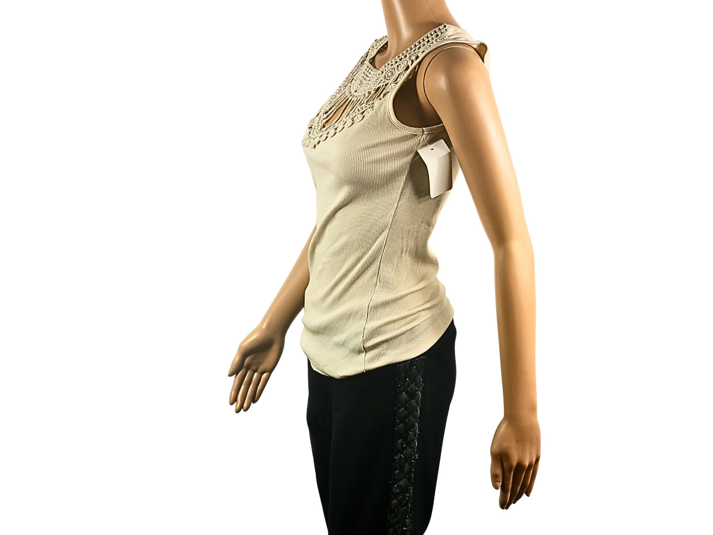 Beige cotton top