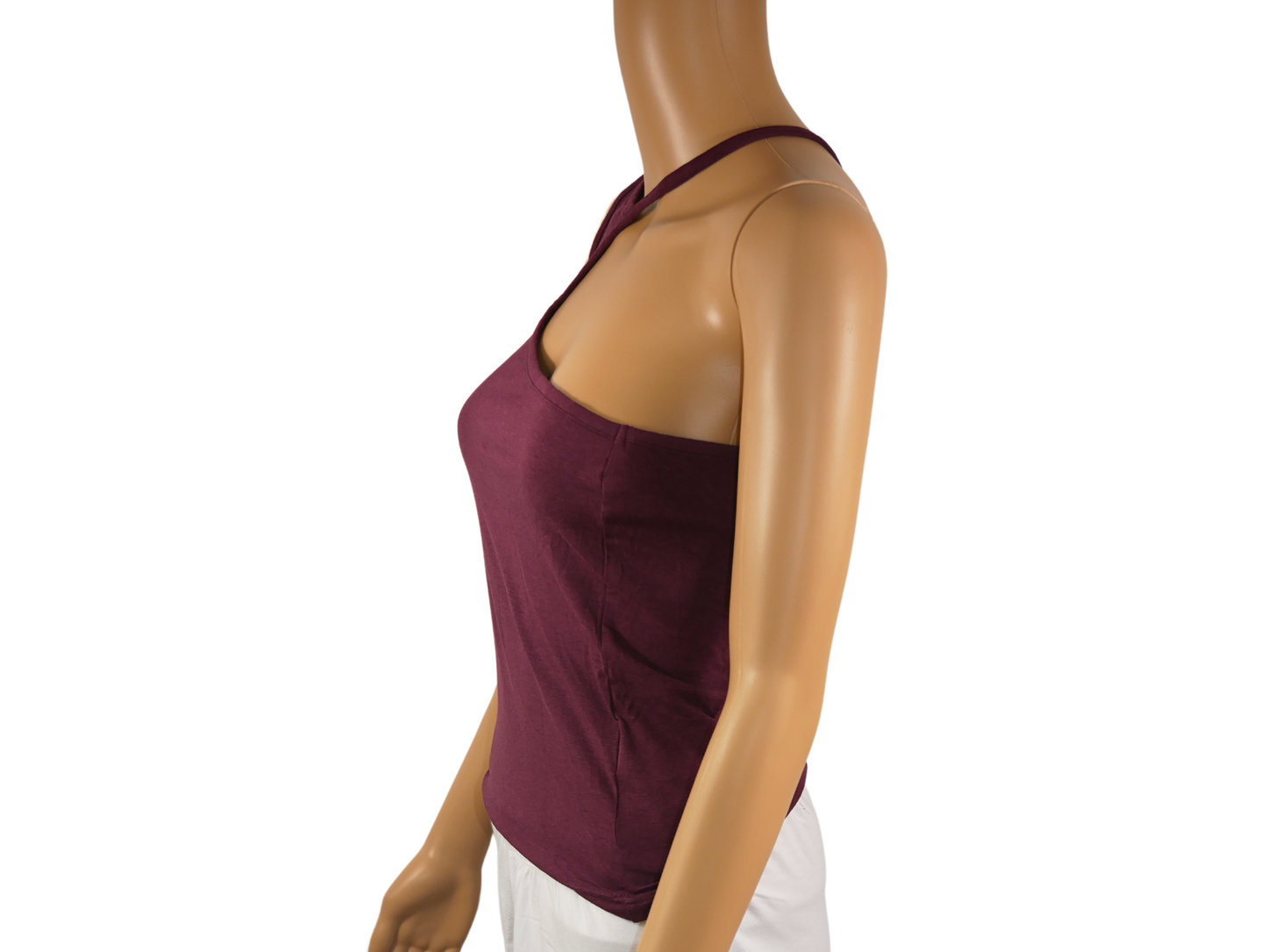 Top bordeaux WEEKDAY pour femme