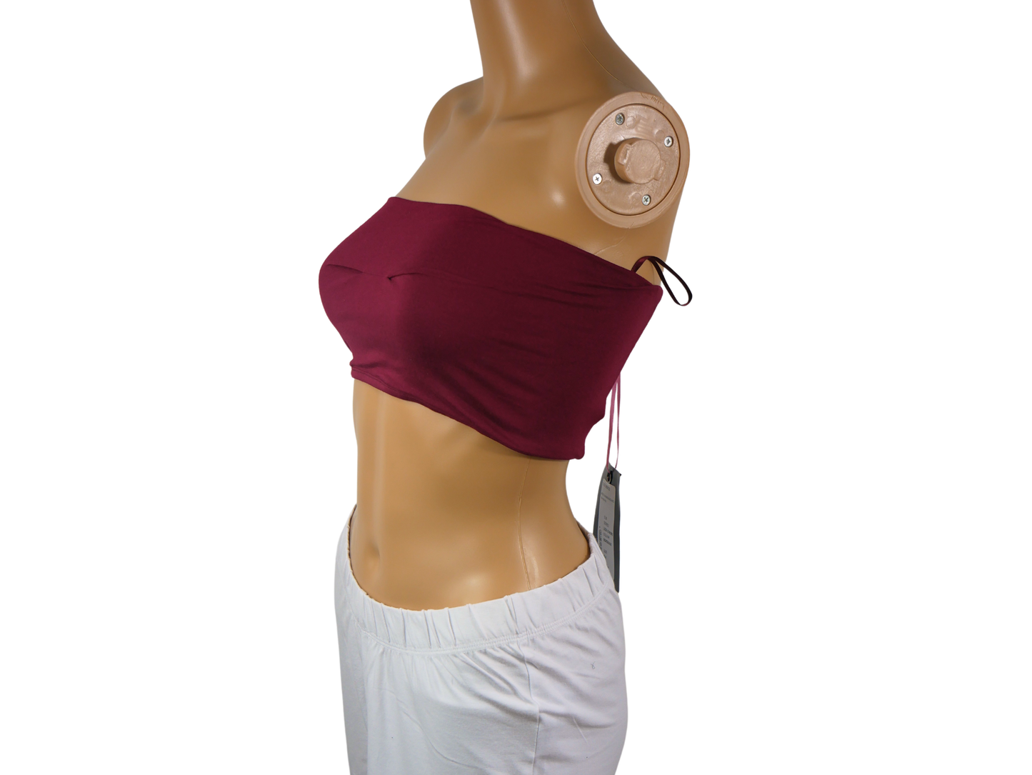 Top brassière bordeaux taille unique