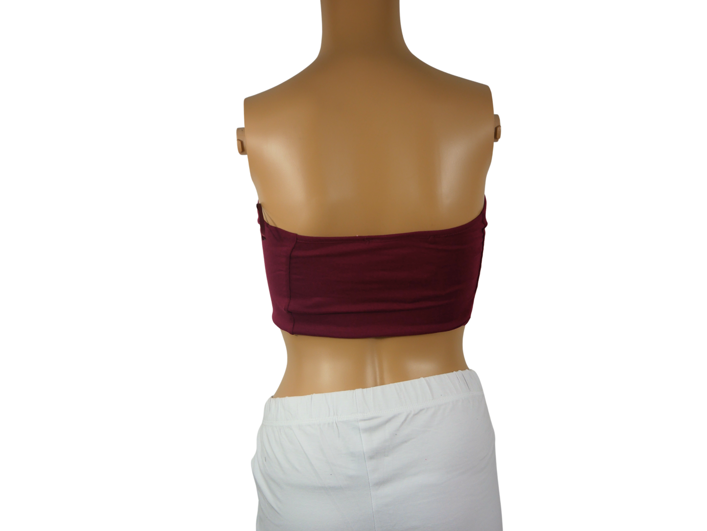 Top brassière bordeaux taille unique