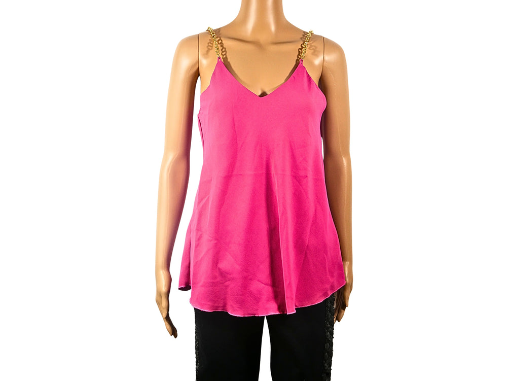 Camisole top with thin straps