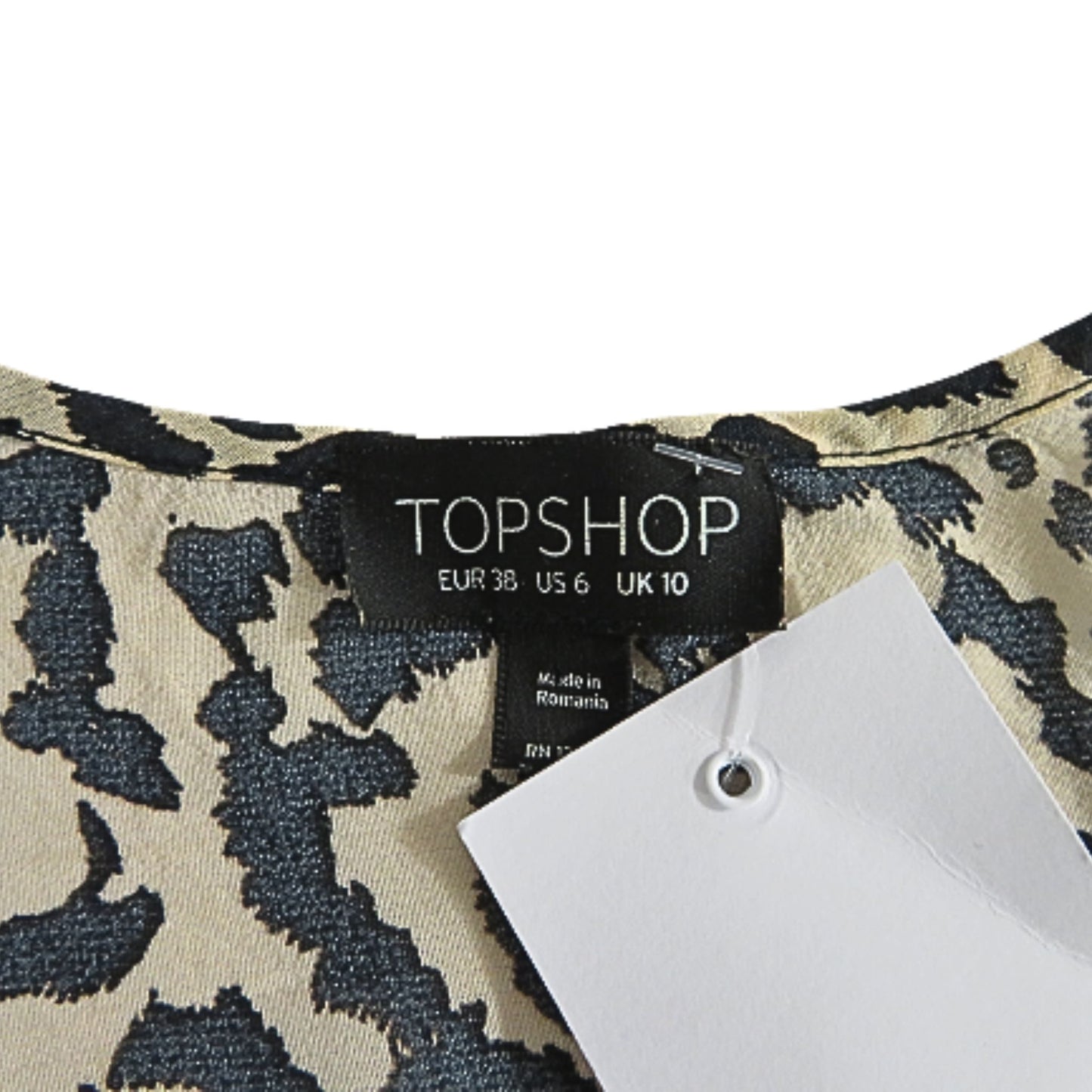 Topshop Animal print top