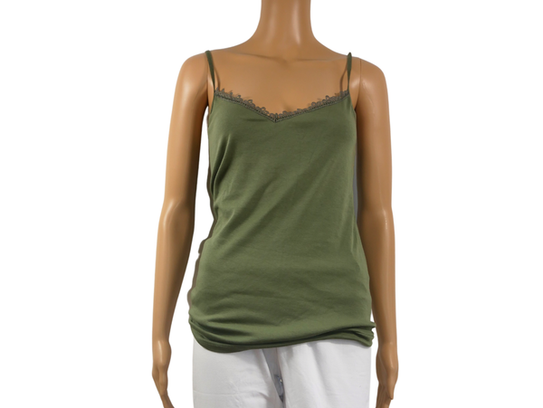 VERO MODA green top with thin straps for women