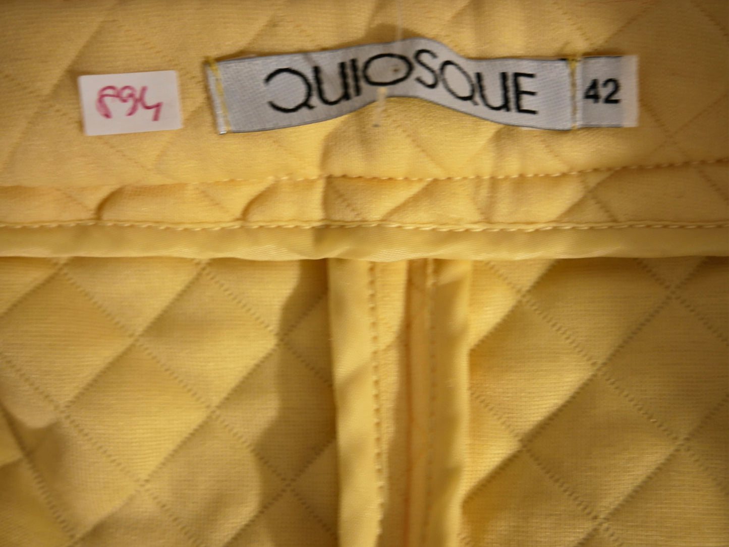 Petit blazer casual Jaune Quiosque