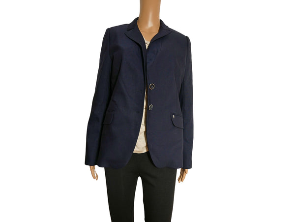 Veste blazer bleu marine Comma pour femme