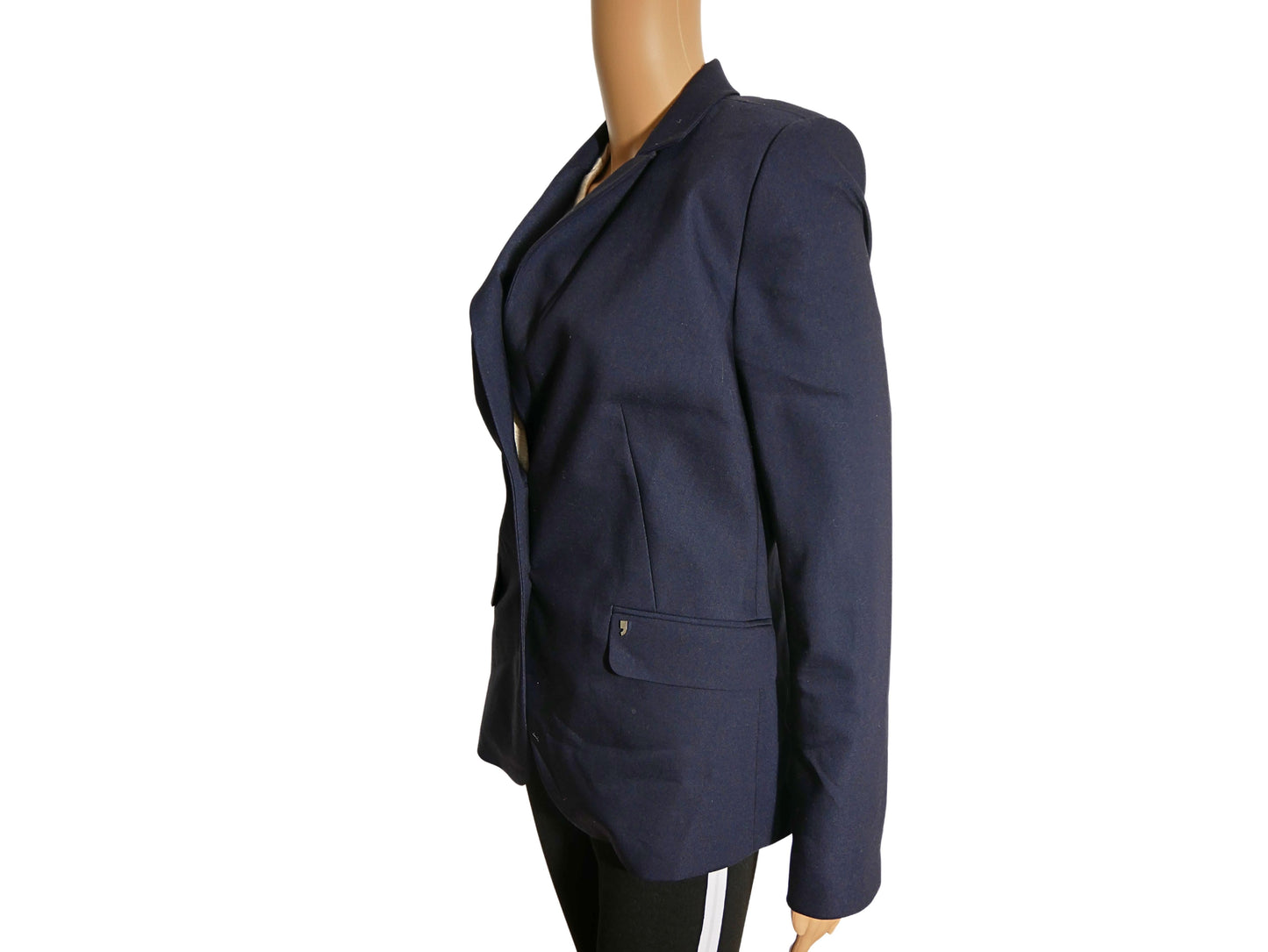 Veste blazer bleu marine Comma pour femme