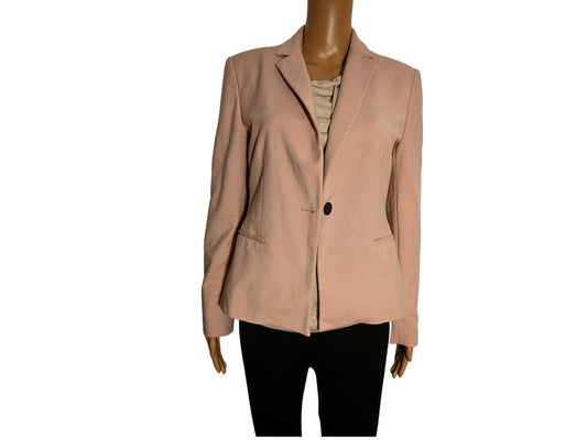 Veste blazer cintré rose Zara