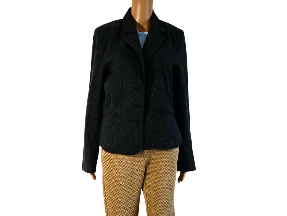 Veste blazer mi saison en polyester pour femme