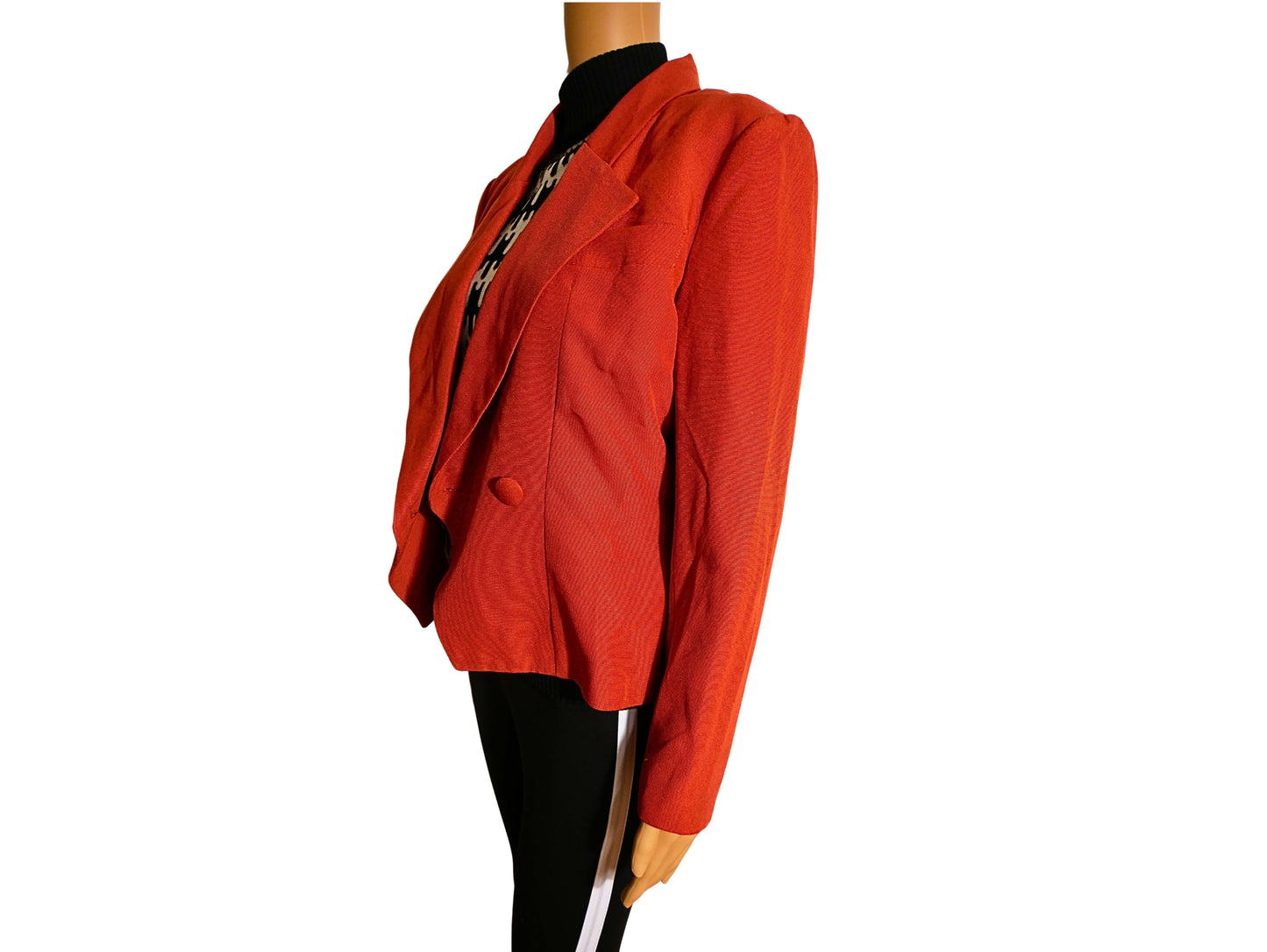 Veste blazer vintage orange de taille XL