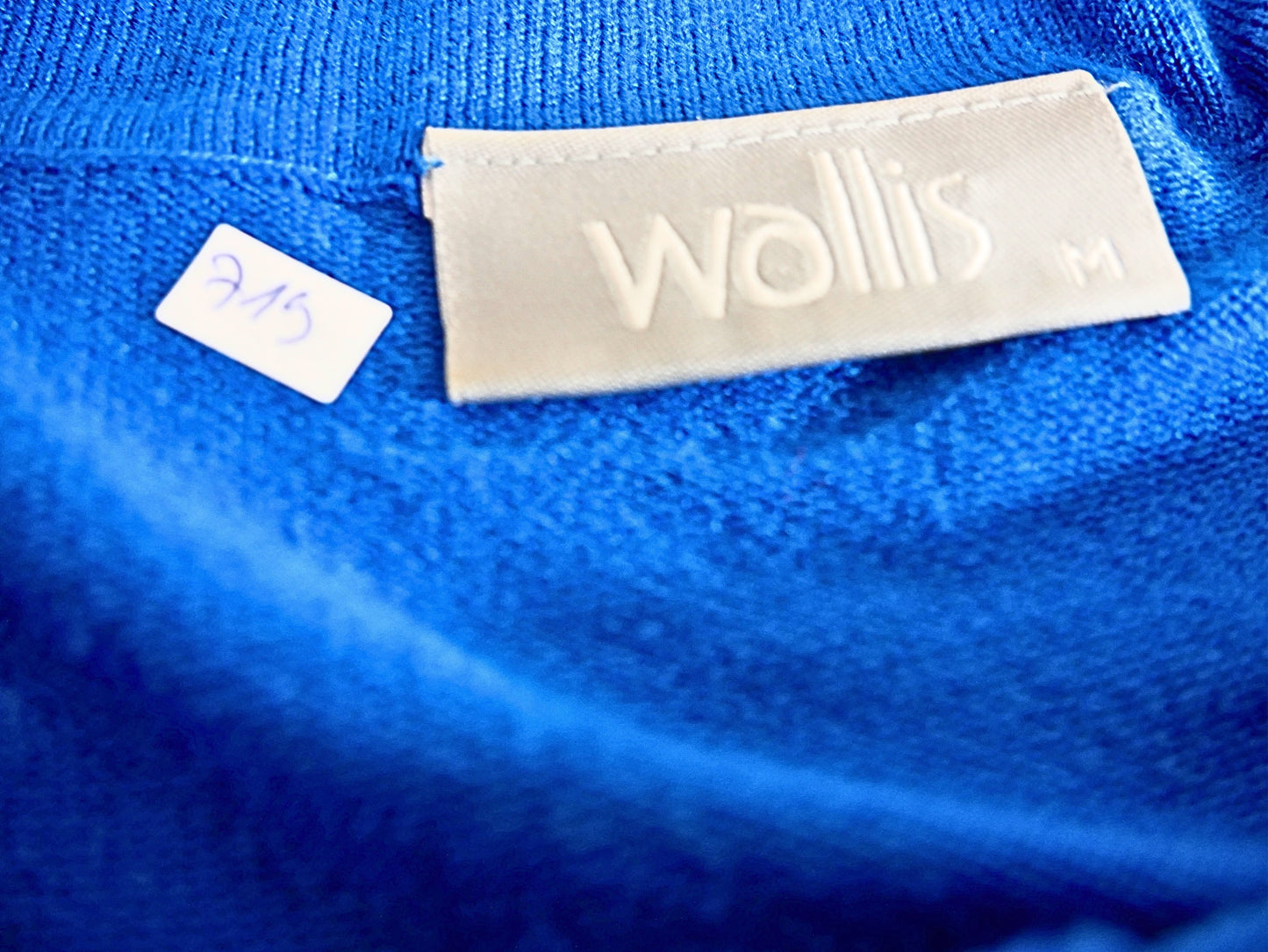 Cardigan bleu à manches courtes Wallis - Taille M