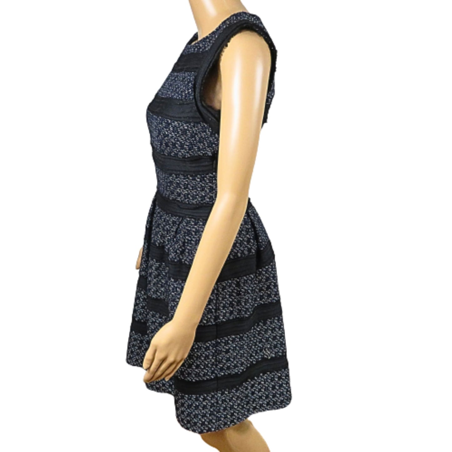 Warehouse Tweed flared dress