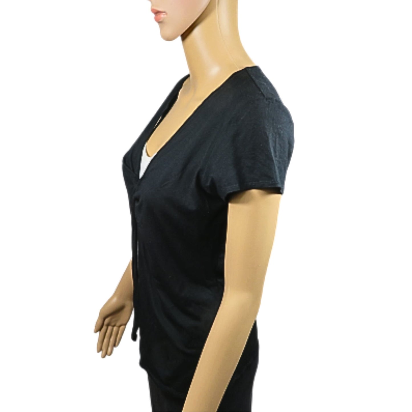 Wallis Knotted jersey top