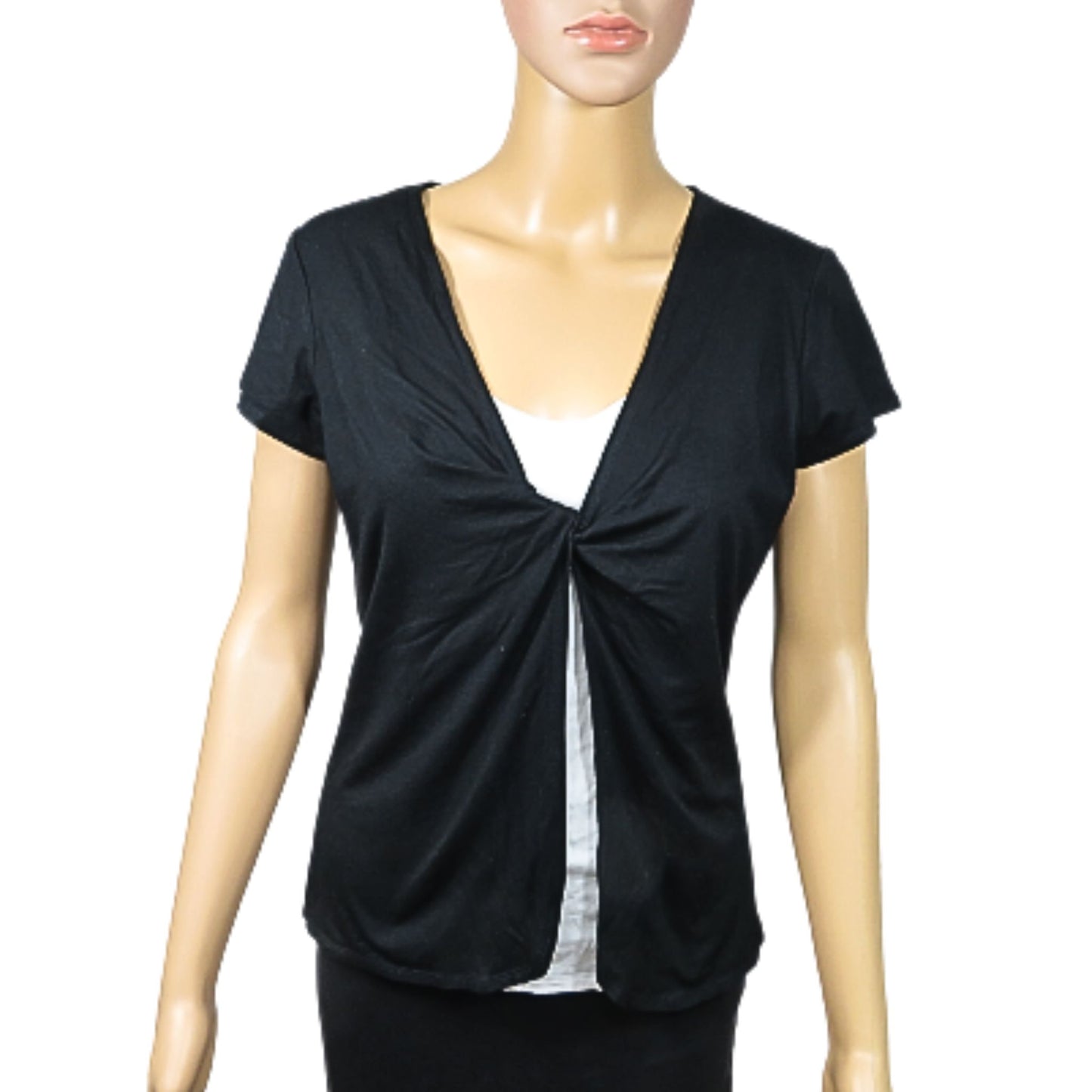 Wallis Knotted jersey top