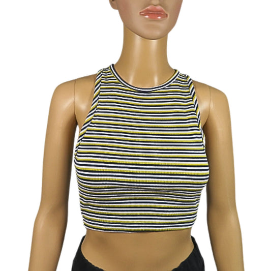 Zara Striped crop top