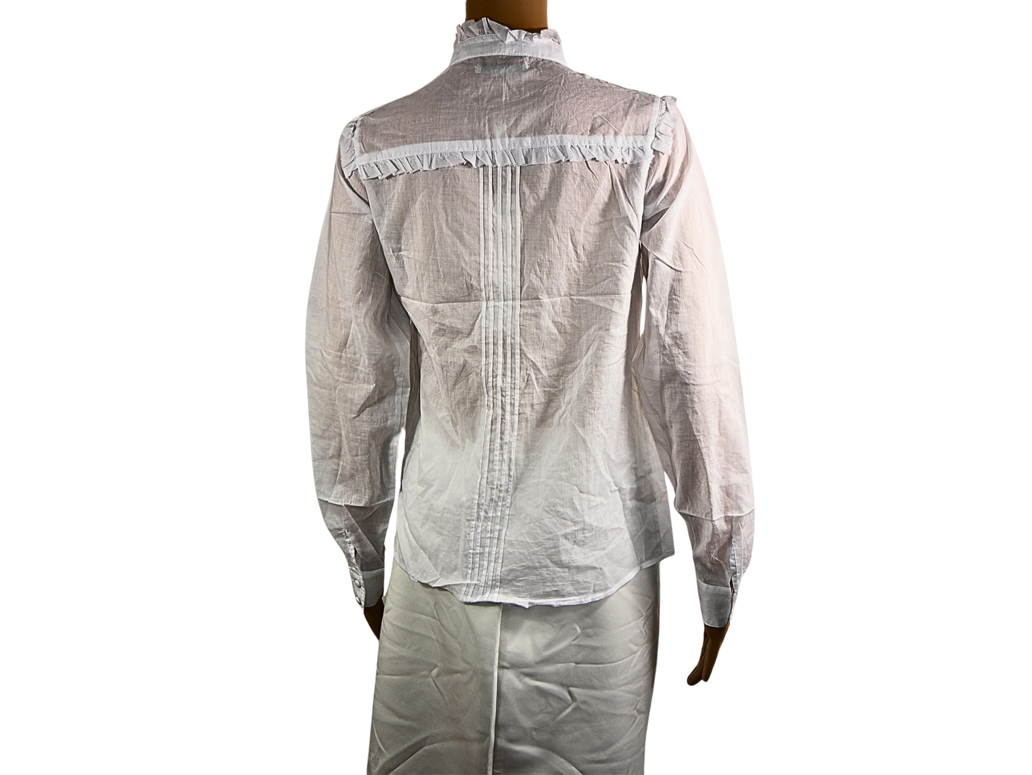 b.young Chemise blanche avec broderie pour femme